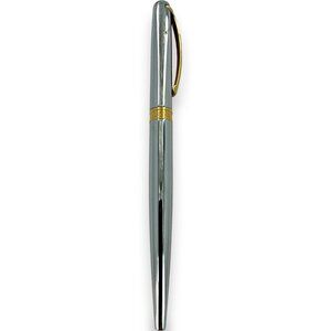 Tiffany & Co Two tone T-Clip Ballpoint Pen Chrome Steel Gold Plated